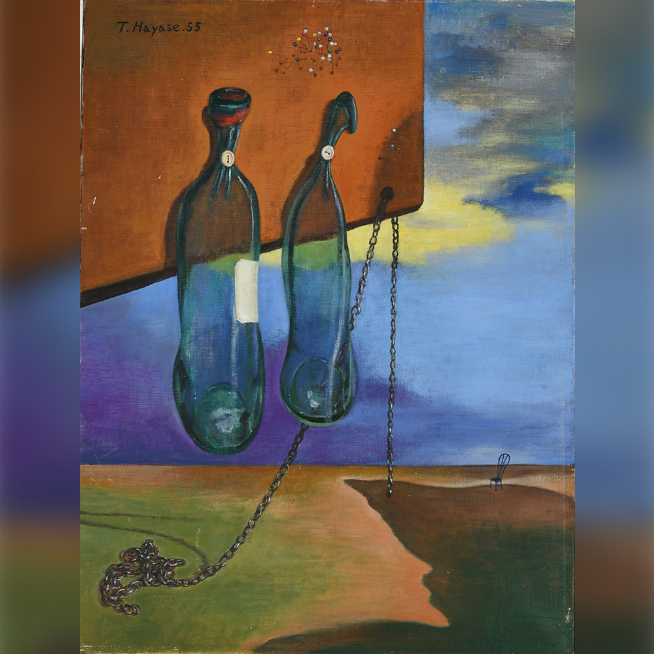 早瀬龍江《苦悩》1955(昭和30)年 北海道立函館美術館蔵