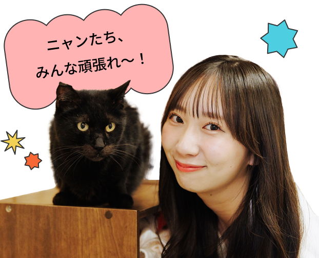 ニャンたち、みんな頑張れ〜！