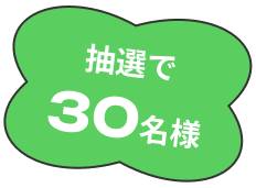 抽選で30名様